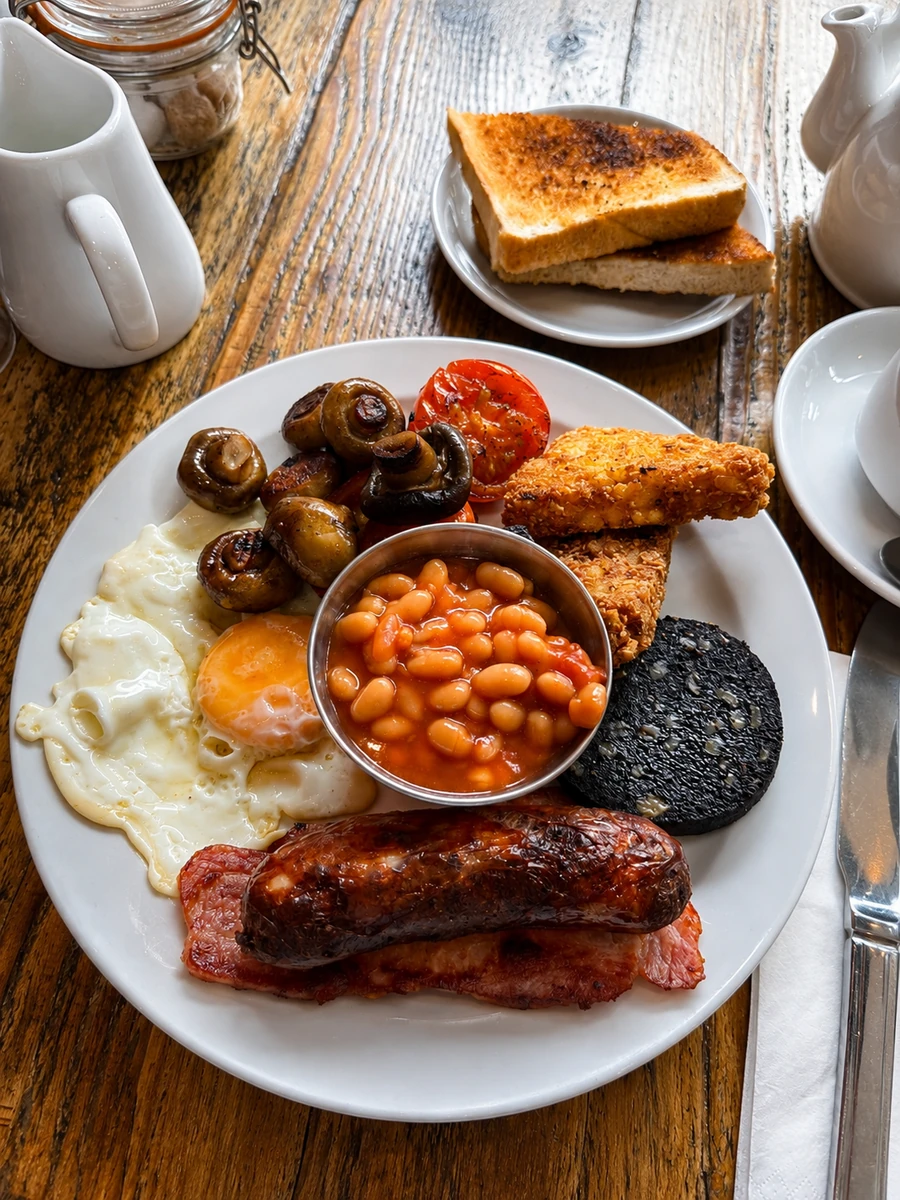 A Cafe on the Cop full English breakfast
